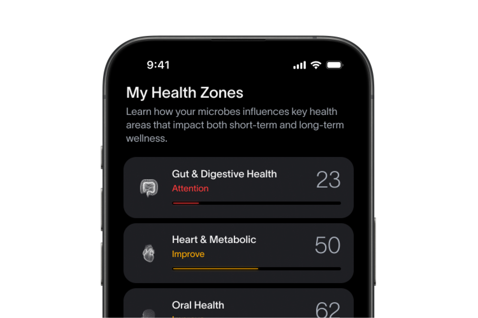 Viome - Your Health Scores - Half - Desktop